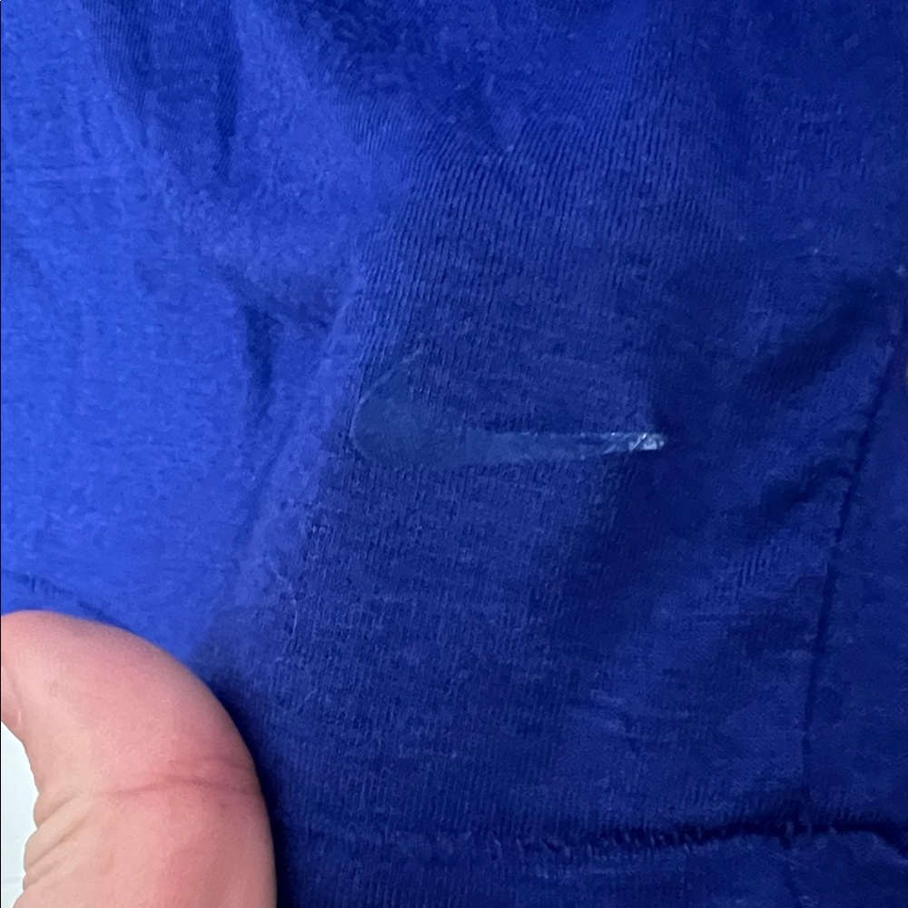 Nike Dri-Fit Blue Loose Fit Tee Shirt Size Medium - Picture 8 of 8